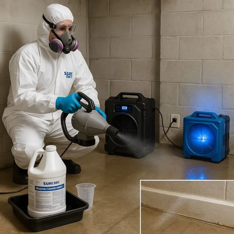 Sanitization and Odor Removal process in Mountlake Terrace, WA